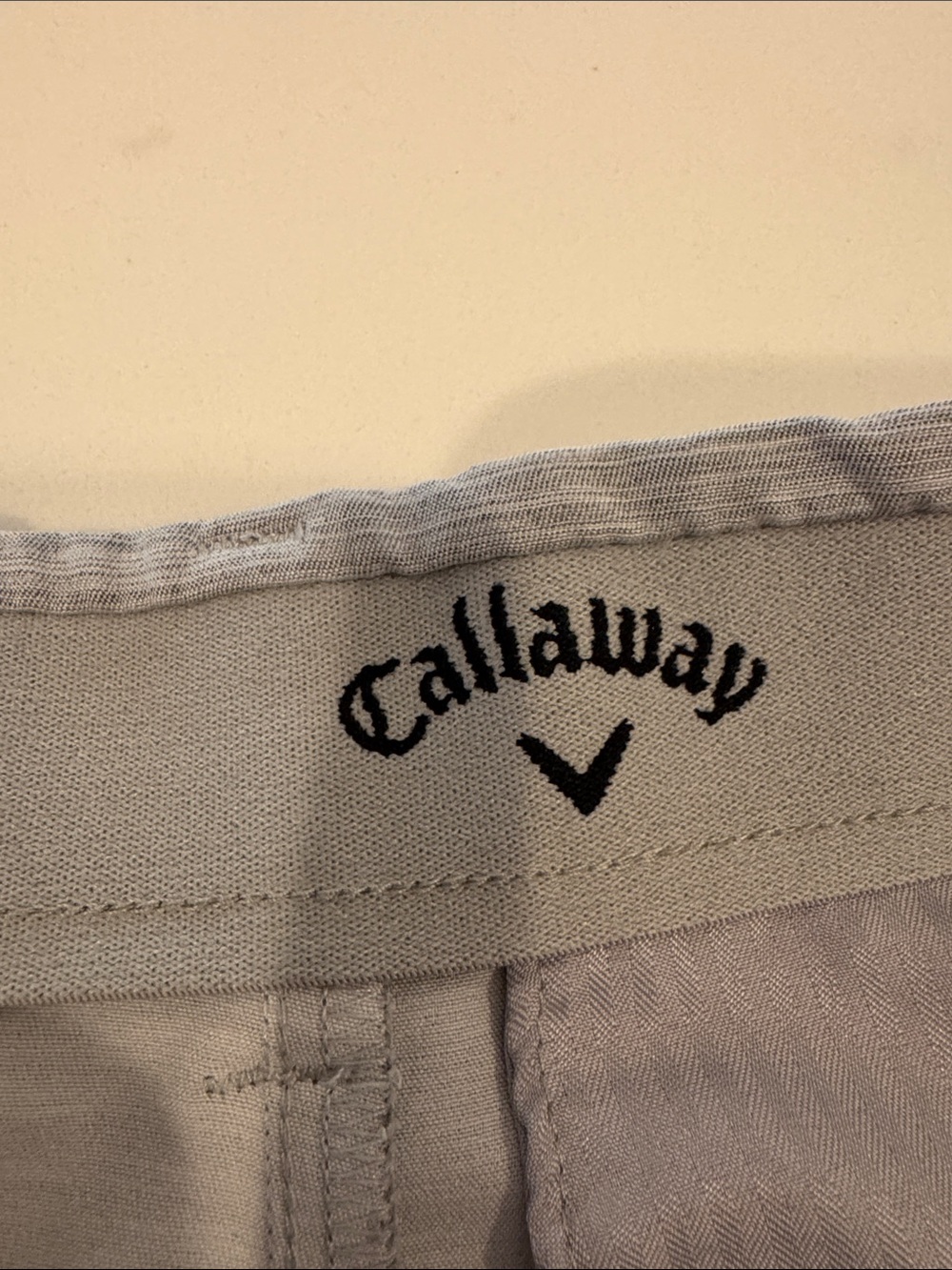 Callaway Light Gray Golf Performance Shorts - Picture 2 of 7